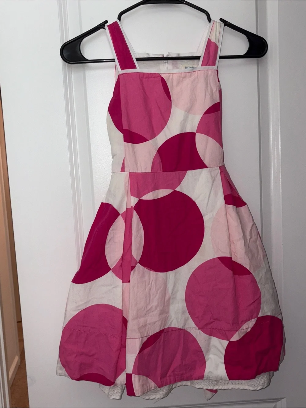 The Children's Place Pink Polka Circle Sundress Size: 6X/7